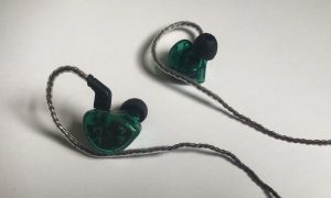 example of larger contoured earbuds