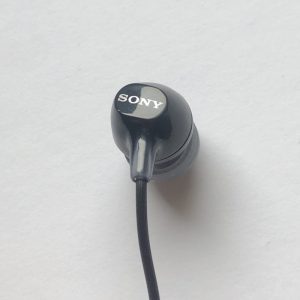 Sony MDR-EX15AP back side of earbud