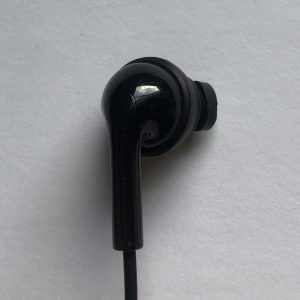 back of amazon basics earbud