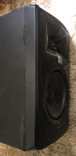 indoor speaker that got damaged by outdoor elements