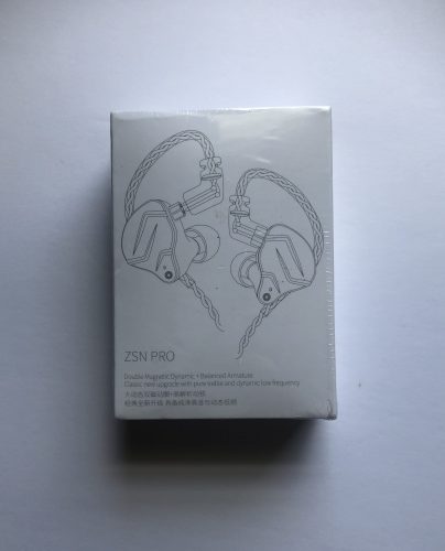 kz zsn pro earbuds packaged upon arrival