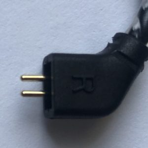 KBEAR KS1 earbud cable male 2 pin connector