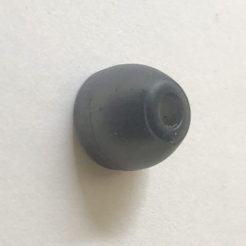 example of a standard single flange silicone earbud tip