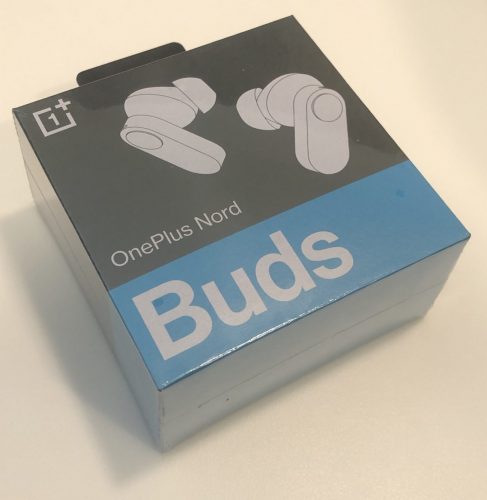 OnePlus Nord Buds true wireless earbuds box on arrival