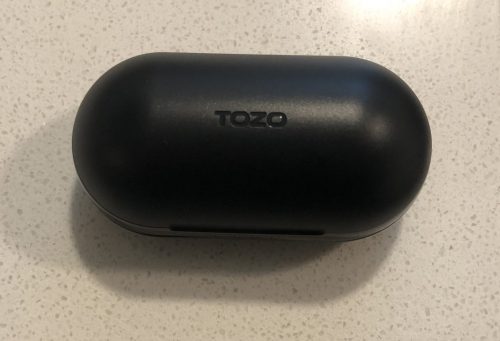 Tozo A2 Mini charging and carrying case top