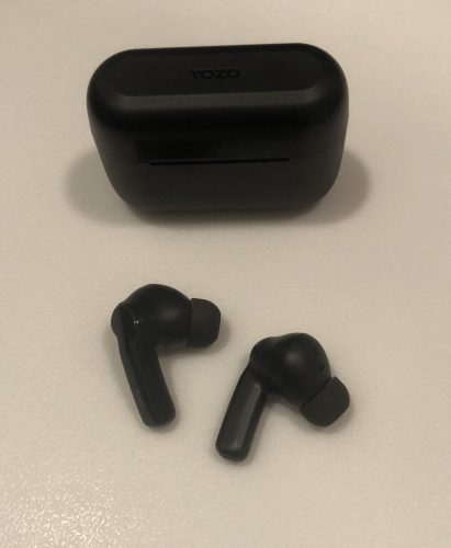 Tozo NC2 case and earbuds
