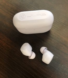 JLab GO Air pop earbuds and case