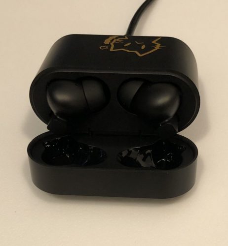 Moondrop NEKOCAKE case and earbuds charging