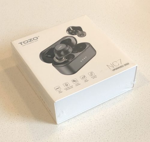 TOZO NC7 2022 box on arrival
