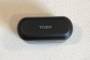 TOZO NC7 2022 charging and carrying case top