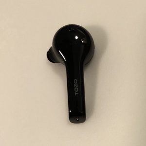 TOZO T9 wireless earbud back