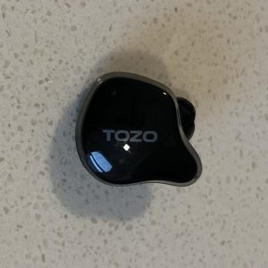 TOZO crystal buds earbud back