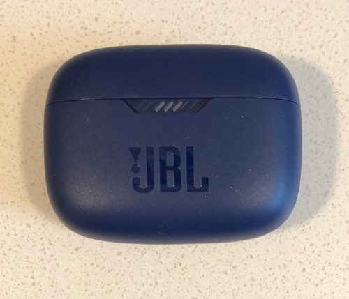 JBL Tune 230NC charging and carrying case front