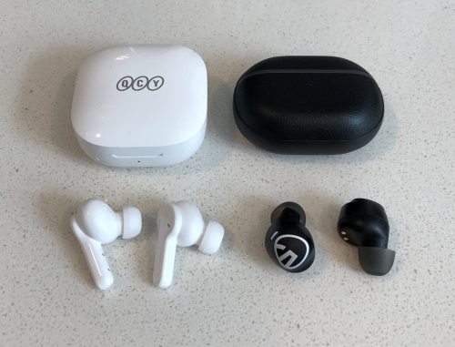 QCY T13 vs SoundPEATS Free2 Classic case earbuds