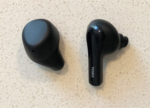 TOZO A1 vs A2 Mini earbud back