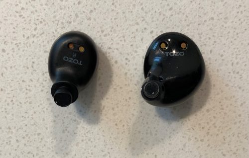 TOZO T6 vs NC9 earbud front