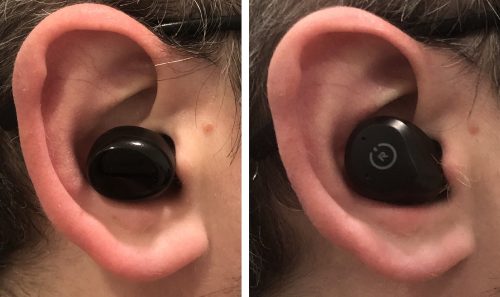 TOZO T6 vs NC9 earbud in ear fit