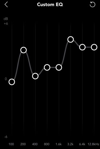 my Soundcore Life 3Pi custom EQ profile