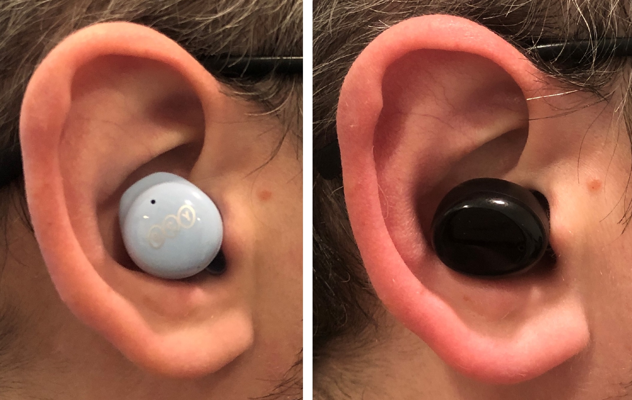 QCY T17 vs TOZO T6 earbud in ear fit