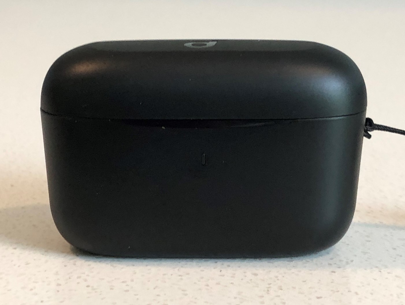 Soundcore A20i charging and carrying case side view