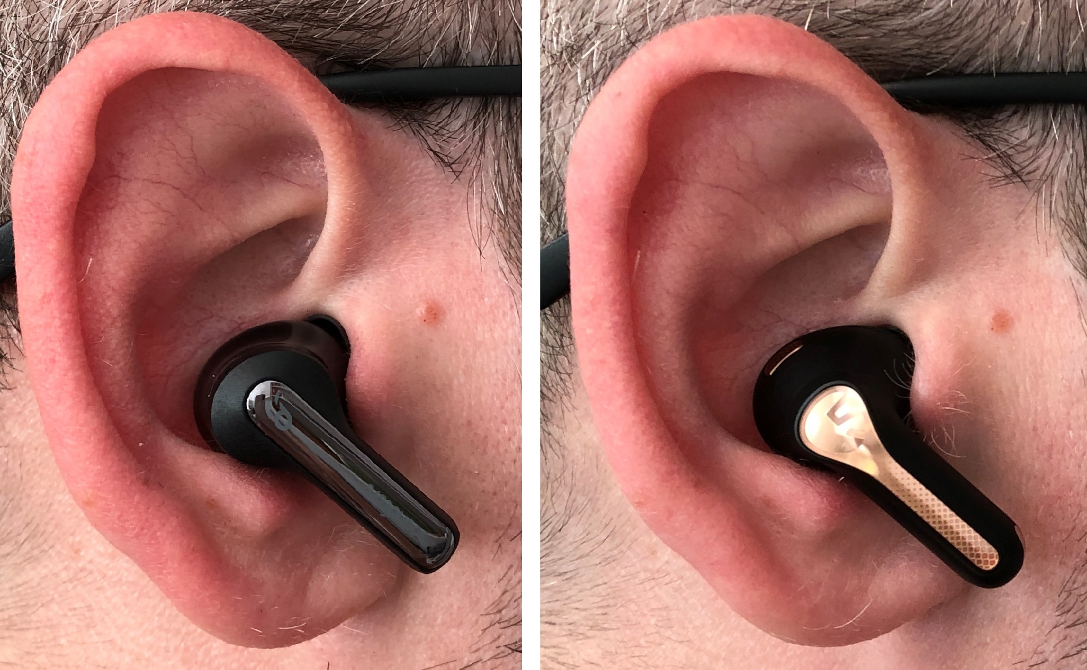 Soundcore Life P3i vs SoundPEATS Capsule3 Pro earbud in ear fit