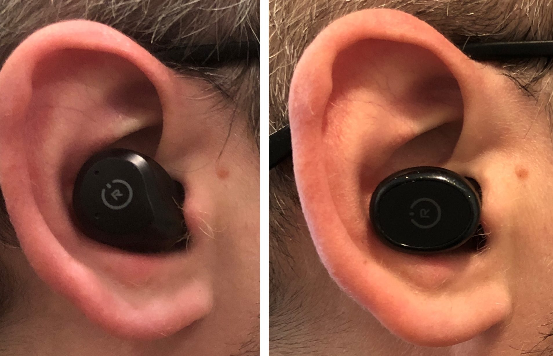 TOZO NC9 vs T10 in ear fit