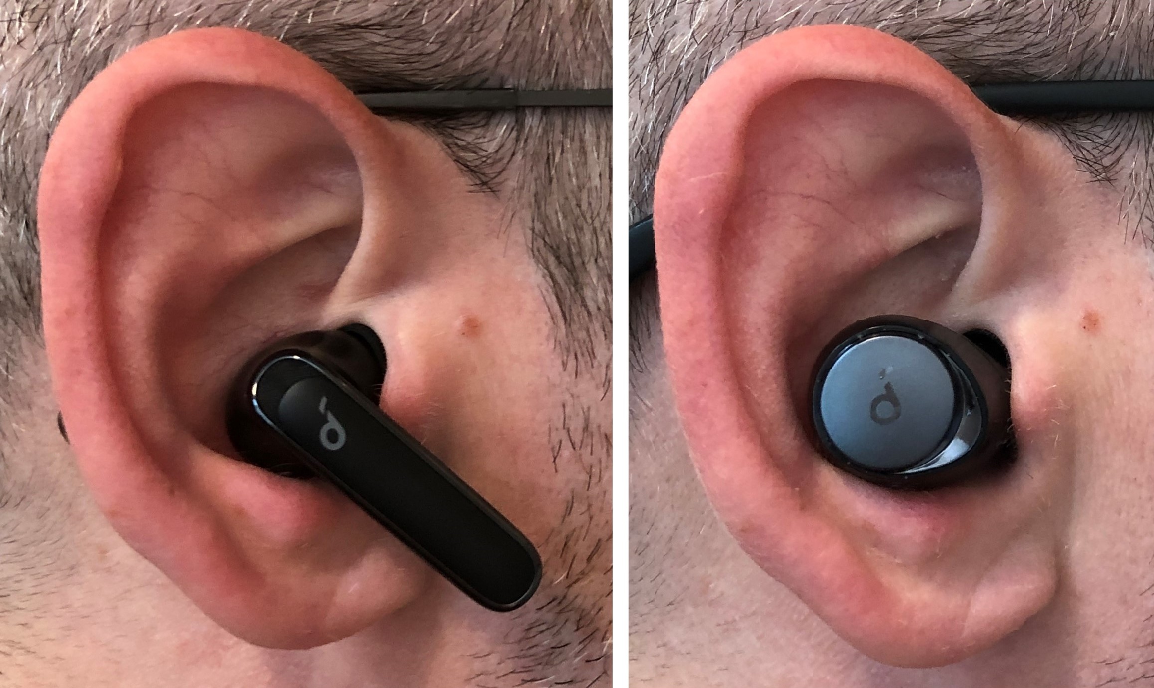 Soundcore Life P3 vs Space A40 in ear fit