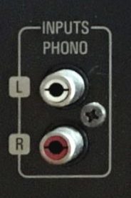 receiver phono input example