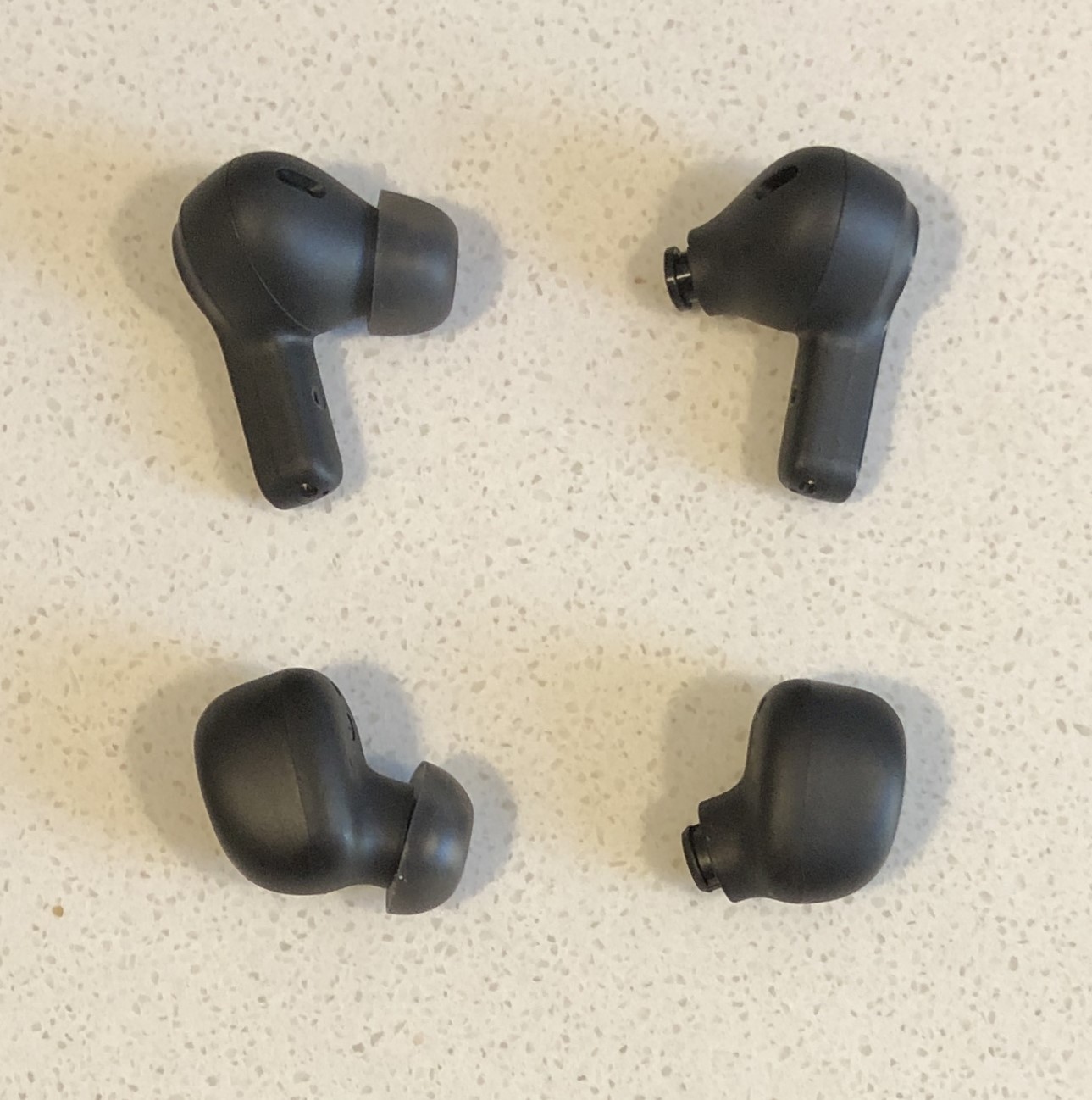 JBL Vibe Beam vs Vibe buds earbud tip and nozzle