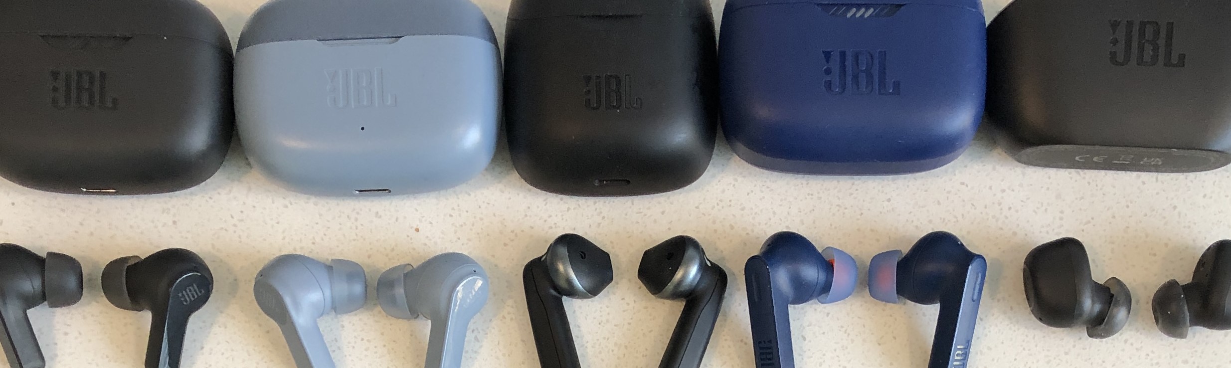 JBL wireless earbud collection