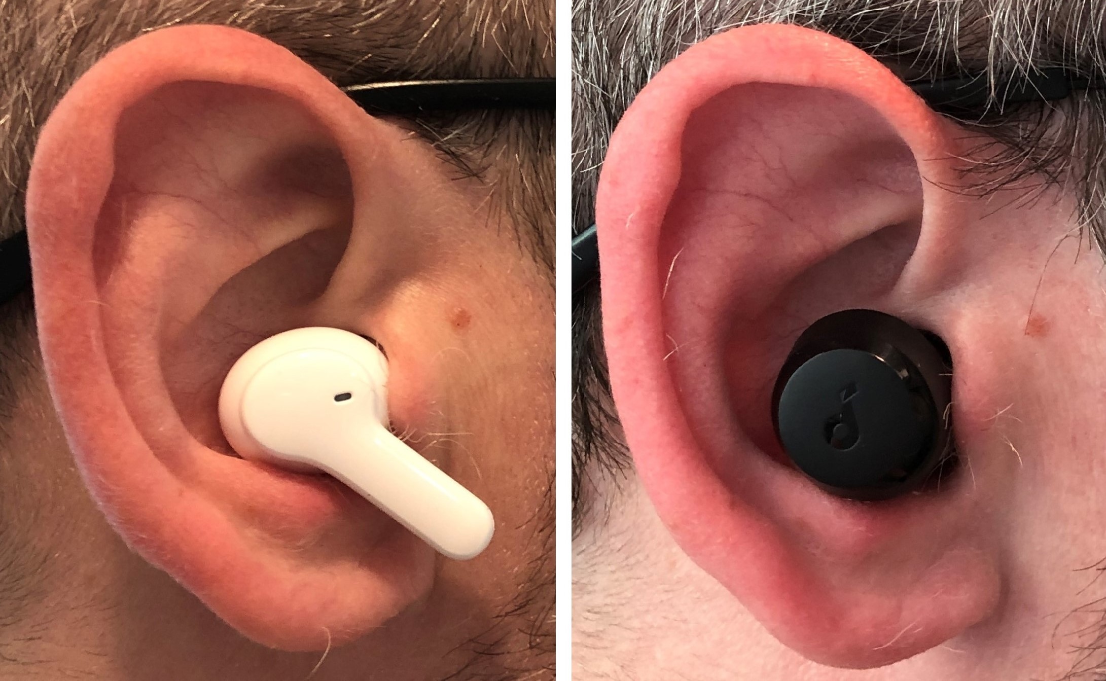 QCY T13 vs Soundcore A20i in ear fit